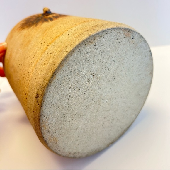 Ugly Face Stoneware Crock Jug Vase - Picture 3 of 9